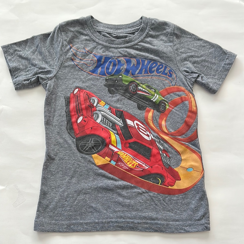Hot wheel toddler tshirt